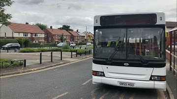 Globe Holidays Dennis Dart Plaxton Pointer 1551 SN55 HSU route 100