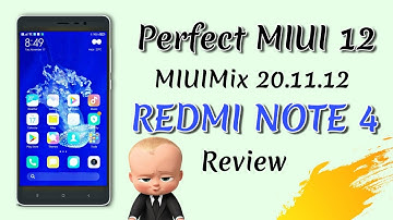 Perfect MIUI 12 ROM for REDMI NOTE 4 | MIUI 12.3 by MIUIMix 20.11.12 | Redmi Note 4 MIUI 12 🔥