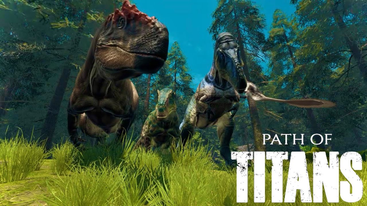 アロサウルス育成中にまさかの絶体絶命？！【Path of titans】【ゆっくり実況】アロ編#1