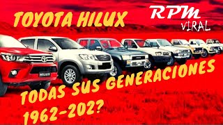Toyota Hilux Historia de todas sus generaciones