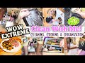 NEW ALL DAY CLEAN WITH ME! EXTREME CLEANING MOTIVATING! CLEAN DECLUTTER AND ORGANIZATION!