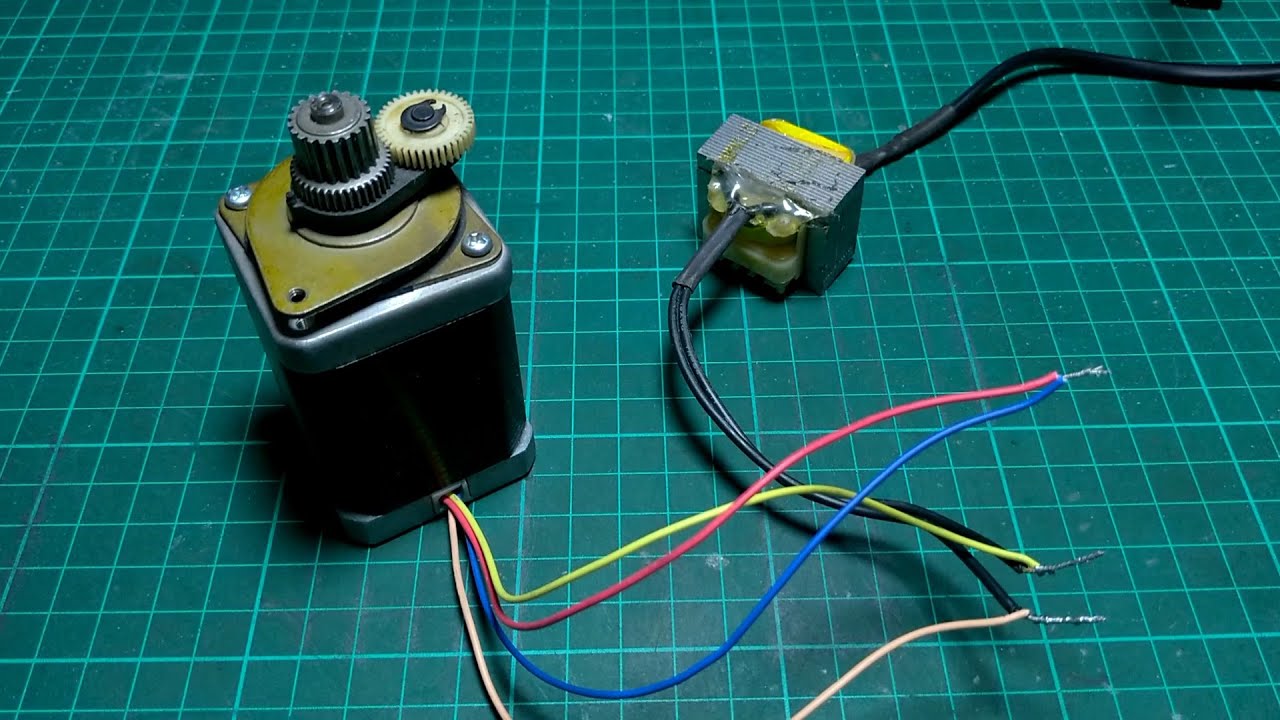 Sürücüsüz step motor çalıştırma Driverless stepper motor runing YouTube
