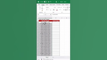 Cara Buat Urutan Hari & Tanggal di Excel Sekali Klik! #excel #excelshortcuts