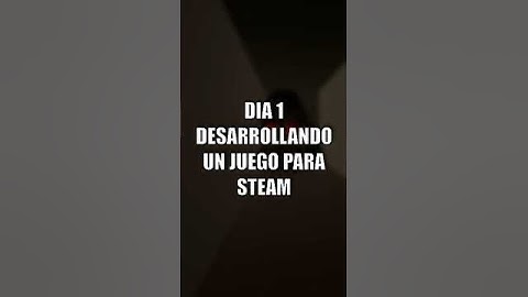 Día 1 desarrollando un videojuego para Steam #unity #gamedev #desarrollodevideojuegos  #3d