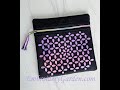 Embroidery Garden July Demo - Foiled Bag