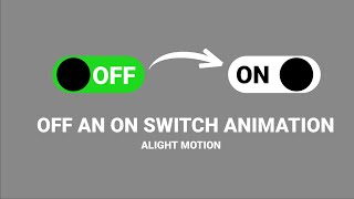 Easy On/Off Animation Tutorial in Alight Motion | Step-by-Step Guide for Beginners!!)