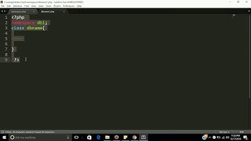 php step by step | Namespace in object oriented php