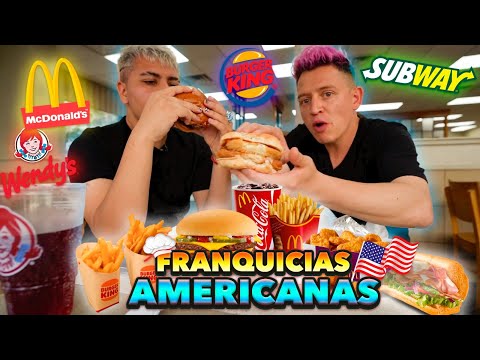 ¡Así es la COMIDA RÁPIDA de FRANQUICIAS en E.E.U.U!🍔¿Cambia Mucho? NO ESPERABA ENCONTRARME ESTO...