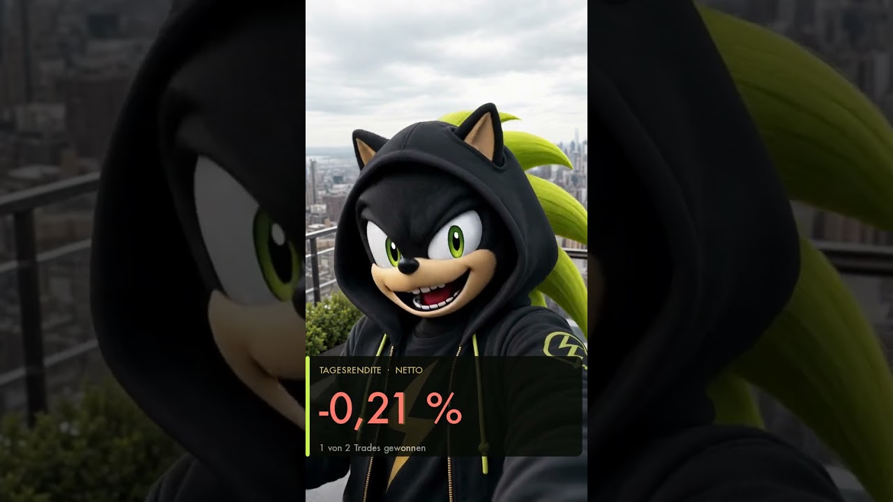 CopyX Trading Tagesvideo — Verlusttag −0,21% netto am 04.08.2026 mit SONIC AI