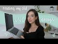 reading the application that got me into boarding school (uwc) // reaction 3 years later !!