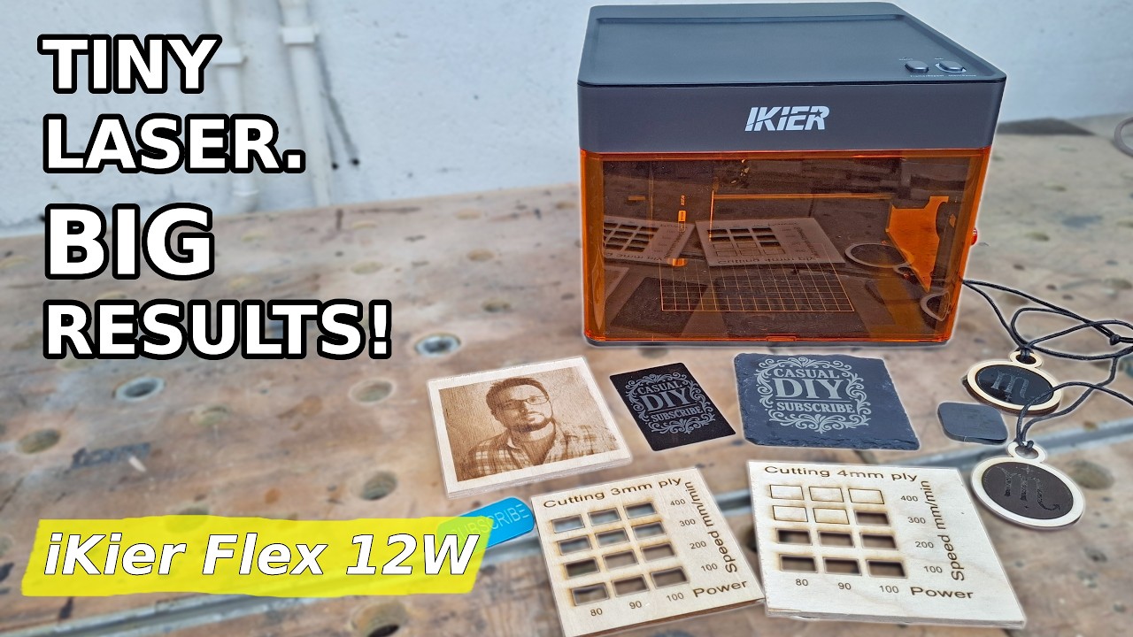 iKier Flex 12W Review – I Tested EVERYTHING! Engraving & Cutting