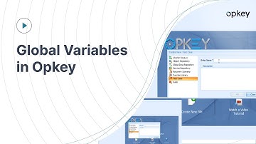 Global Variables in Opkey