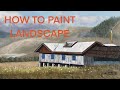 Vlog #6 Landscape painting inspired by menchuka scene