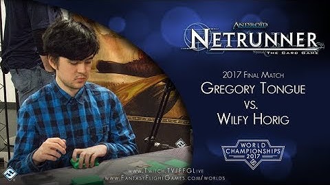 FFG Worlds 2017 - Android: Netrunner - Final Match