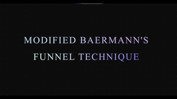 Modified Baerman Funnel technique Nematology, Seperation of nematodes