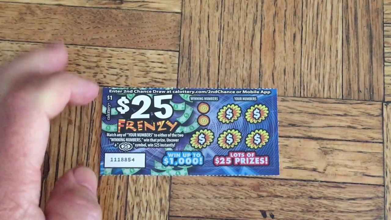 101 (25 Frenzy) California Scratchers YouTube