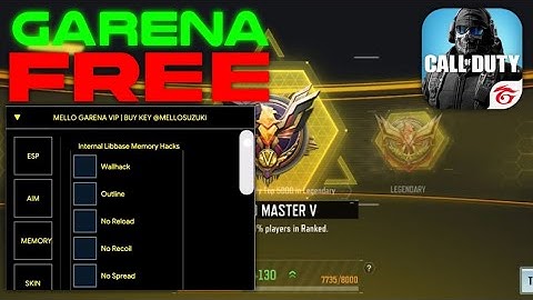 CODM:GARENA IMGUI Mod Menu | Mello VIP CRACKED