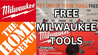 FREE MILWAUKEE TOOLS! Shopping Home Depot Milwaukee Tool Sale Deals Amazing Finds & Low Prices