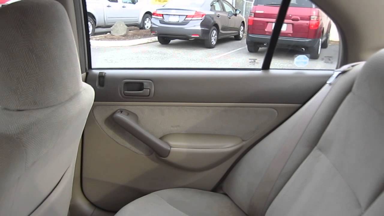 2001 Honda Civic Gold Stock 30394bl Interior Youtube