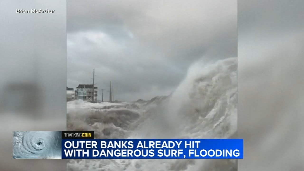 East Coast braces for Hurricane Erin, Outer Banks already hit with ...