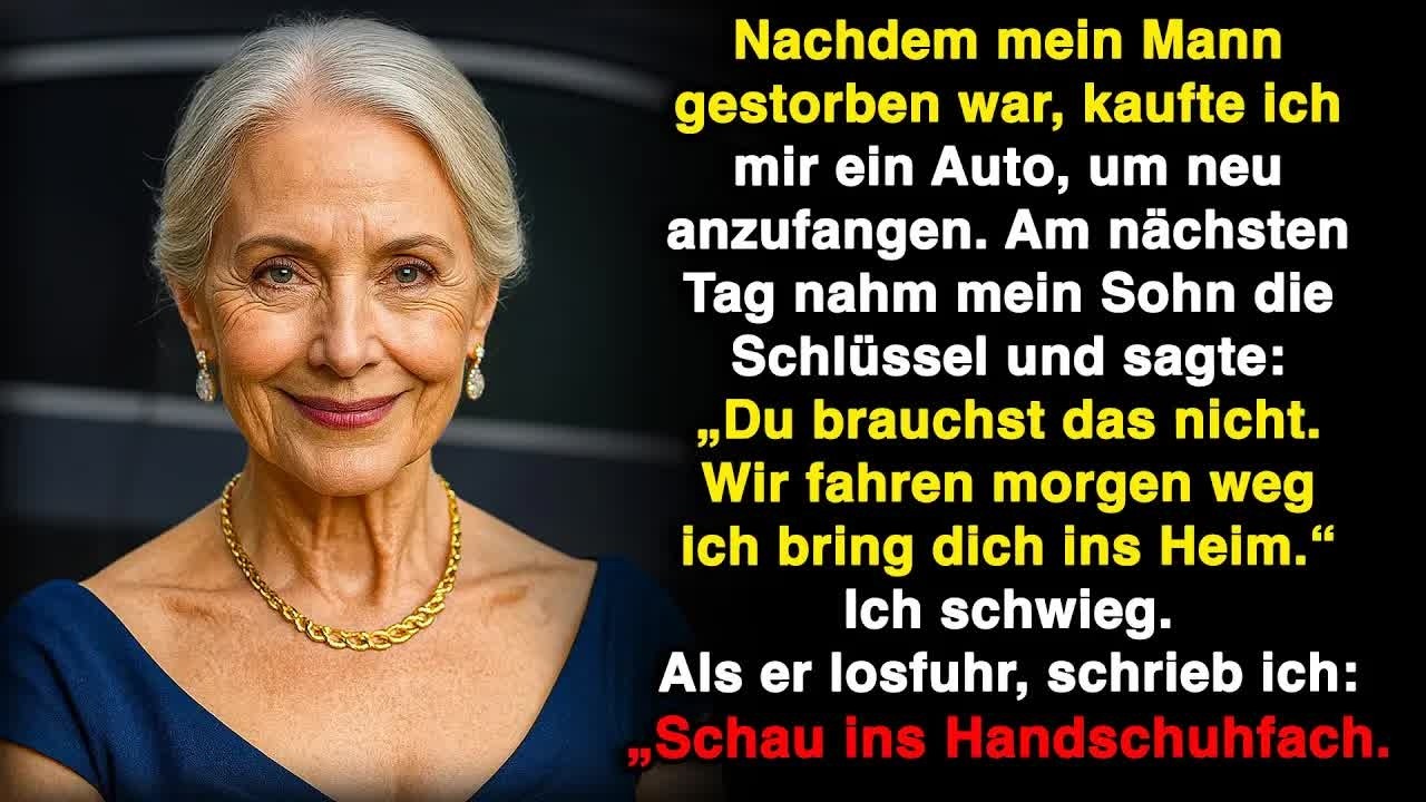Mein Sohn： “Du brauchst gar nichts  Ab ins Altersheim und halt den Mund!” Doch mein nächster Zug
