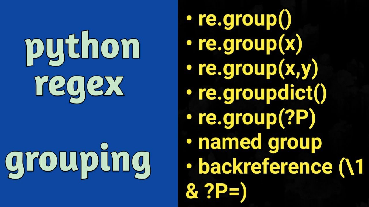 Regex groups