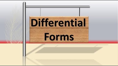 Differential Form|Differential Geometry|Lecture 8|