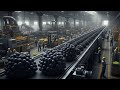 Inside a Modern Grape Ice Cream Processing Factory | Full Process