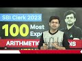 100 Most Expected Arithmetic Questions Marathon for SBI Clerk 2023 l Maths by Navneet Tiwari Mp3 Song