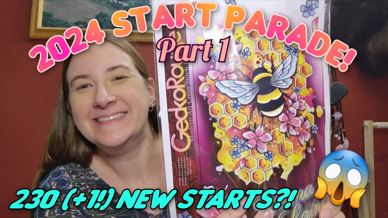Flosstube Extra 2024 Start Parade and Goal Settinng, Part 1! YouTube