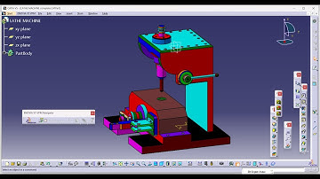 DRILLING MACHINE BY DESIGNING SOFTWARE CATIA V5