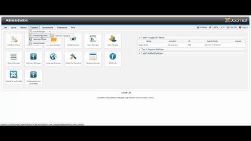 Joomla 2.5 Tutorial - How To Navigate The Administrator Panel