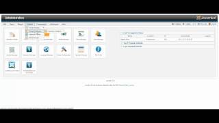 Joomla 2.5 Tutorial - How To Navigate The Administrator Panel
