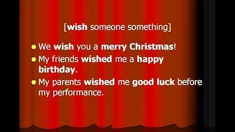 Common Mistakes in English Lesson 4d, WISH and HOPE