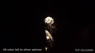 FCF-CK122004 | 49s SILVER SPINNER (color tail to silver spinner)