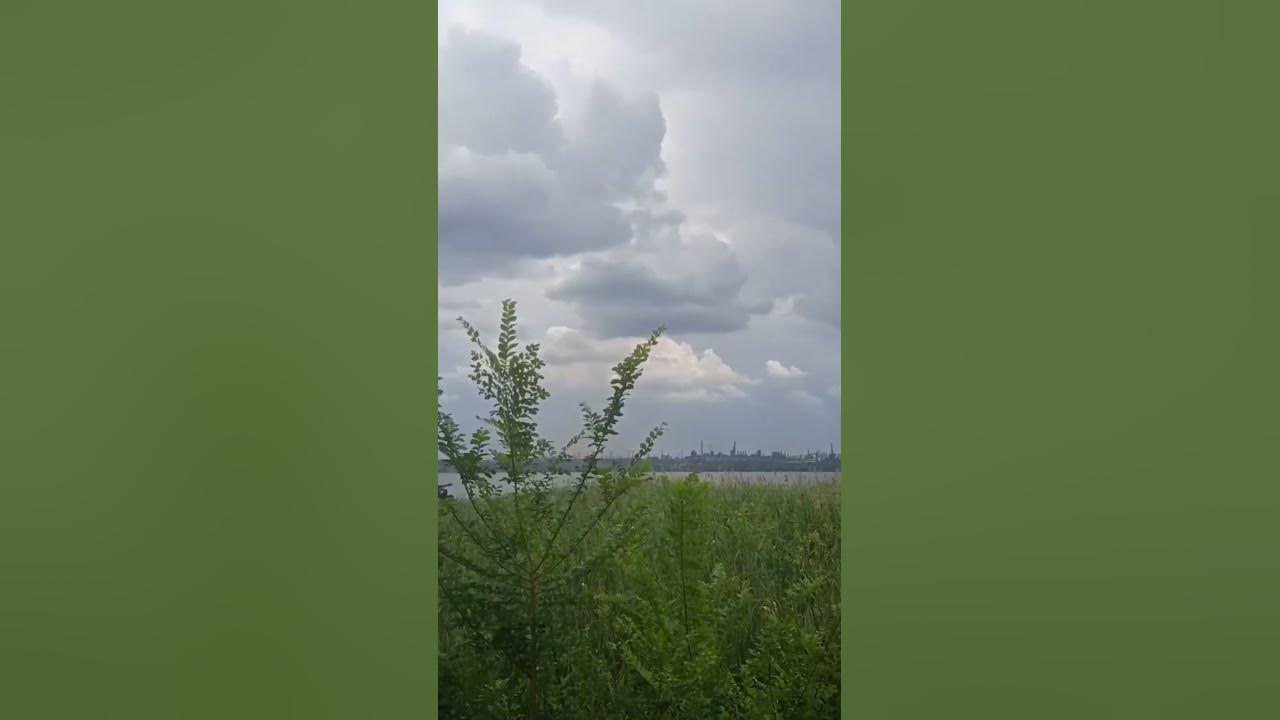 Запорожье, вид на левый берег. - YouTube