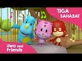 Lagu anak indonesia tiga sahabat  ost uwa and friends