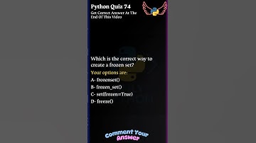 Python Pop Quiz – Quick & Tricky!