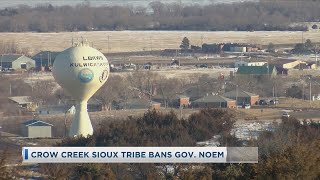 Crow Creek Sioux Tribe Bans Gov. Noem