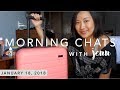 Morning Chats | My Travel Essentials (Away carry-on, Thinx period underwear + more)