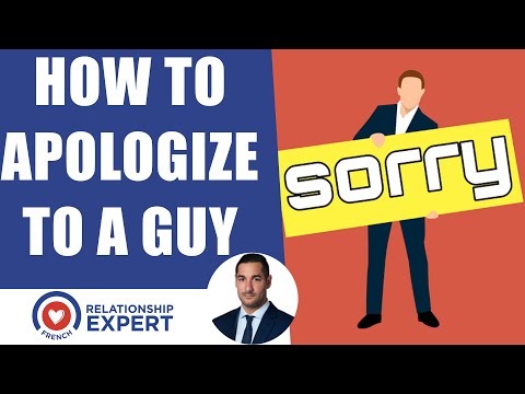 Video: How To Apologize To A Man