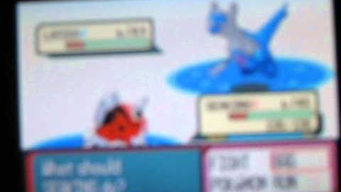 Catching Latios in Pokemon Ruby!!