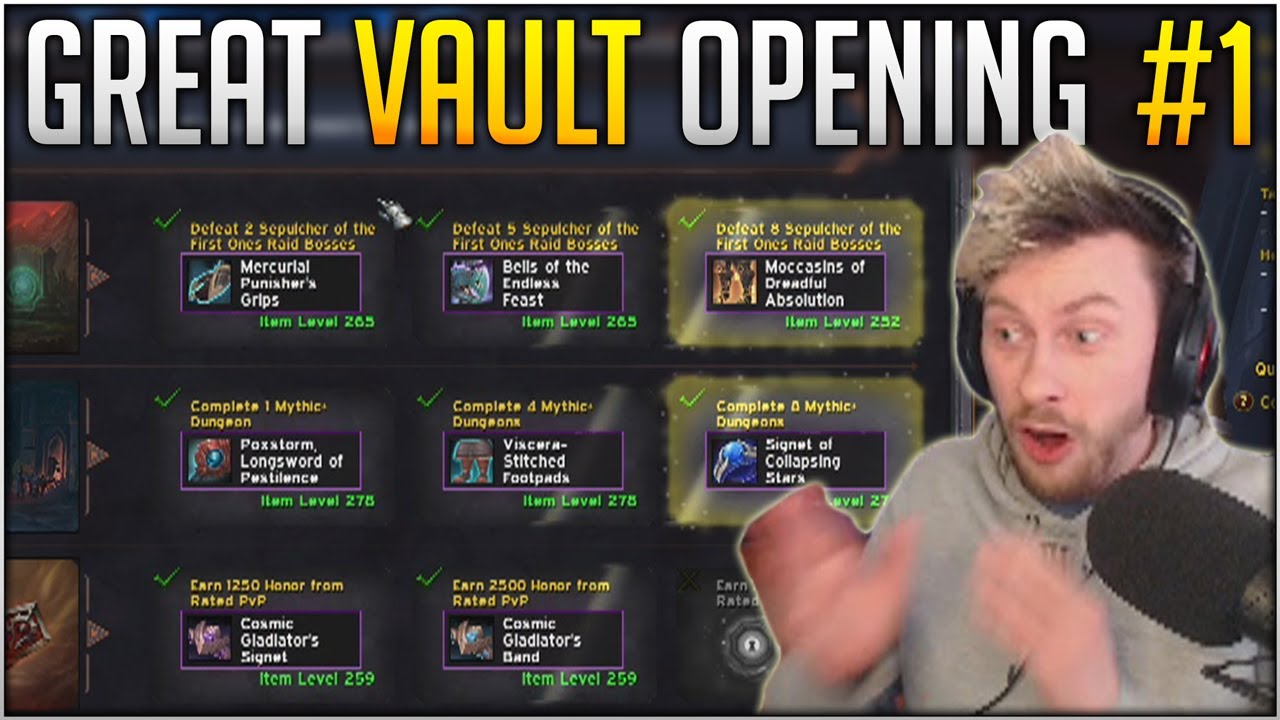 Great Vault Opening #1: THE GODS FAVOUR ME!! (Season 3 Shadowlands)
