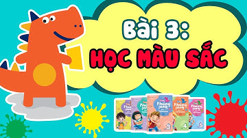 Học Về Màu Sắc - Sách Cùng Khủng Long học Tiếng Anh| Bài 3 | Tiếng Anh lớp 1