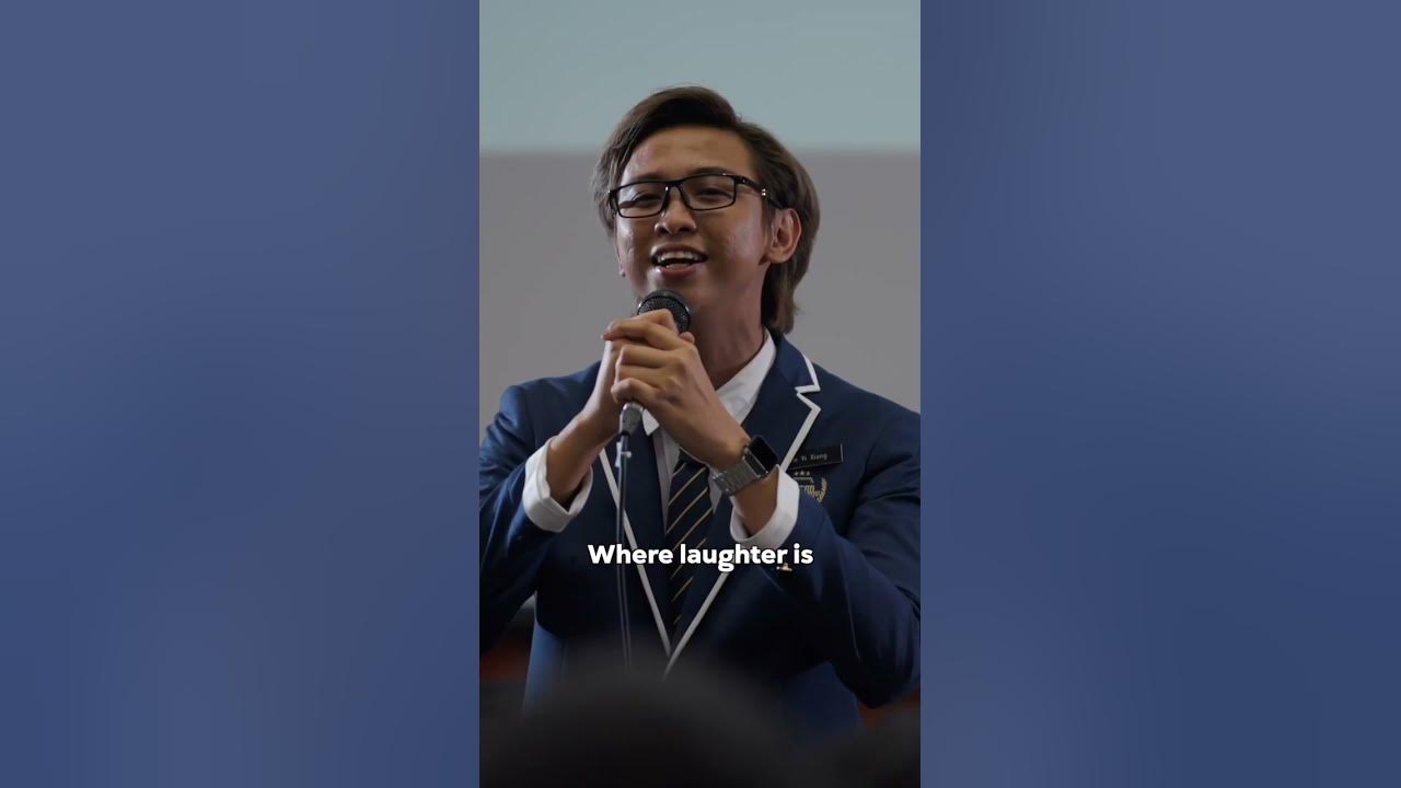 Ren Yi Xiang sings the Titan Academy anthem 😯