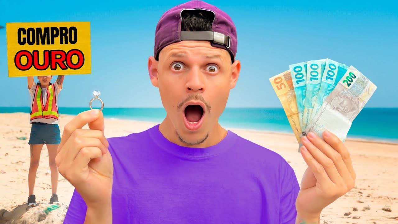 Fiz mais de R$500 com Detector de Metais na PRAIA