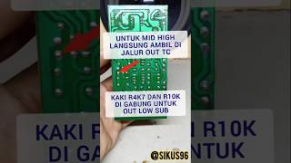 Tonecontrol DMS 198 modif out lowsub dan midhigh #tutorial #soundsystem #sound #shorts