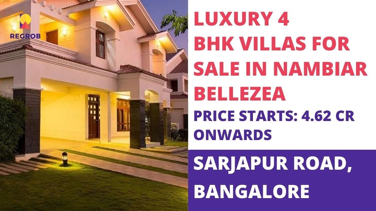 Nambiar Bellezea ??? 9870312902 4 BHK Villas For Sale in Sarjapur Road