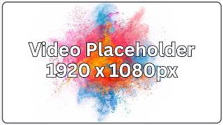 YouTube Video Placeholder for Websites 1920px x 1080px in 4K