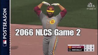 2066 NLCS Game 2 / Salt Lake Mustangs @ Pittsburgh Iron Bulls / MLB The Show 25